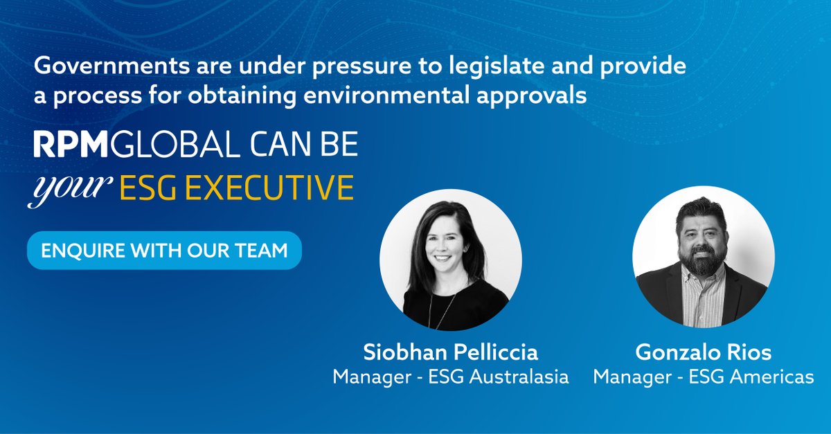 RPMmining's tweet photo. In the last decade, expectations from stakeholders have increased substantially when it comes to environmental and social issues, which should be managed by the right professional. 

Get in touch to learn more: https://t.co/75qmoNKQAK 

#RPMGlobal #Advancingmining #ESGExecutive https://t.co/QwjFztvKf2