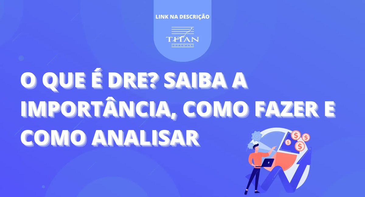 titansoftware's tweet photo. Os gestores de negócios precisam se responsabilizar por diversas atividades no seu negócio, desde o controle de estoque ao setor de vendas. 

Então, é muito importante realizar e analisar com frequência a DRE. 

Saiba como utilizar este documento no link da nossa bio 👆 https://t.co/2YWP22OzY1