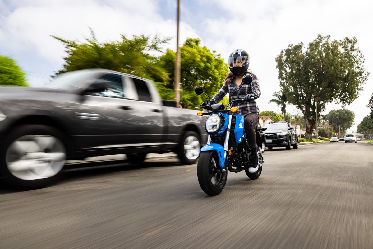 More smiles per gallon. #HondaGrom