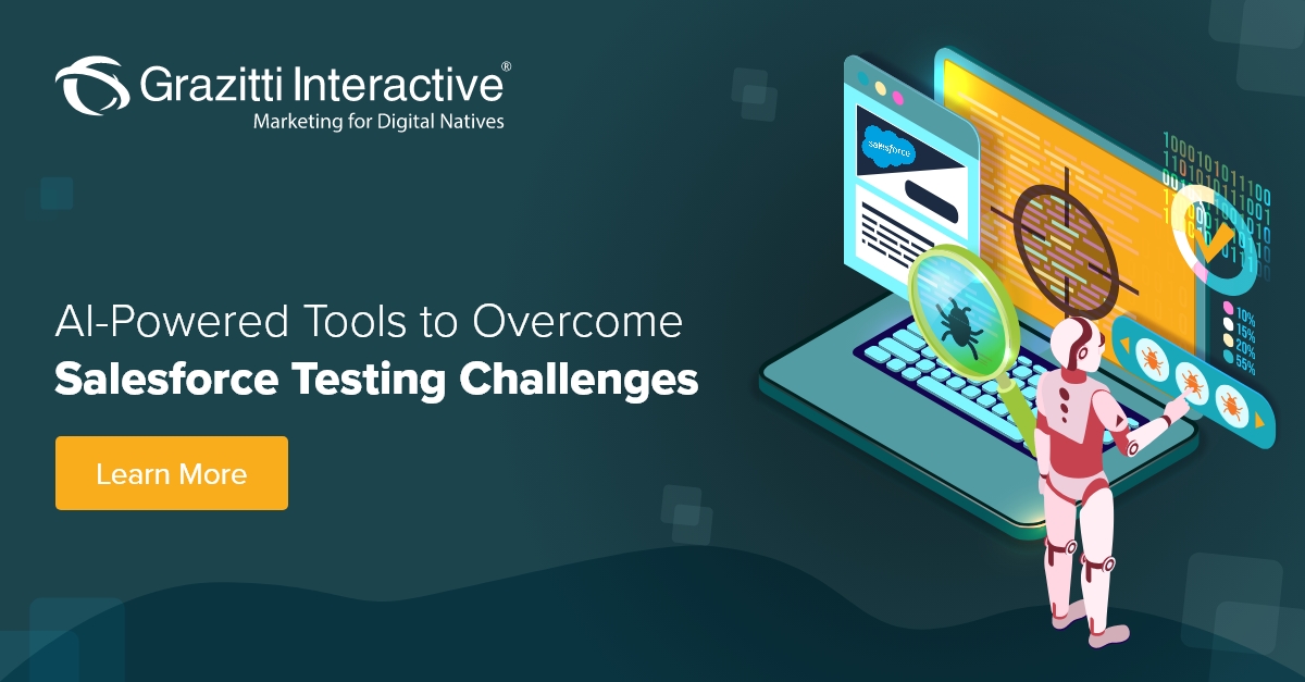 Grazitti's tweet image. AI-powered test automation tools can help you address challenges associated with testing Salesforce applications, reduce human errors, and more. Learn more.
👉 ow.ly/M9OW50PP4E7 👈
#SalesforceAutomation #SalesforceTesting #SalesforceTestAutomation #SalesforceQA #grazitti