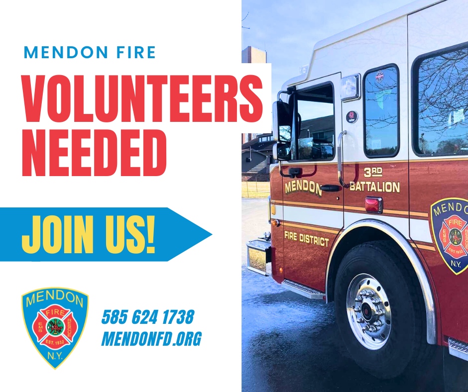 We are citizens protecting citizens — and you have a chance to be part of our growing family. 

Volunteer with Mendon Fire today: Mendonfd.org/volunteer 🔥
Or contact Mike Arman at marman@mendonfd.org today for more information.

#NY #Mendon #Roc #Firefighter #Volunteer