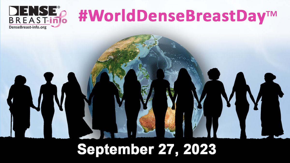 Hey ladies, have dense breasts? Tomorrow we launch World Dense Breast Day and we’ll be sharing info on the topic all day long! Follow the conversation with hashtag #WorldDenseBreastDay to learn what you should know about #densebreasts from DenseBreast-info.org.