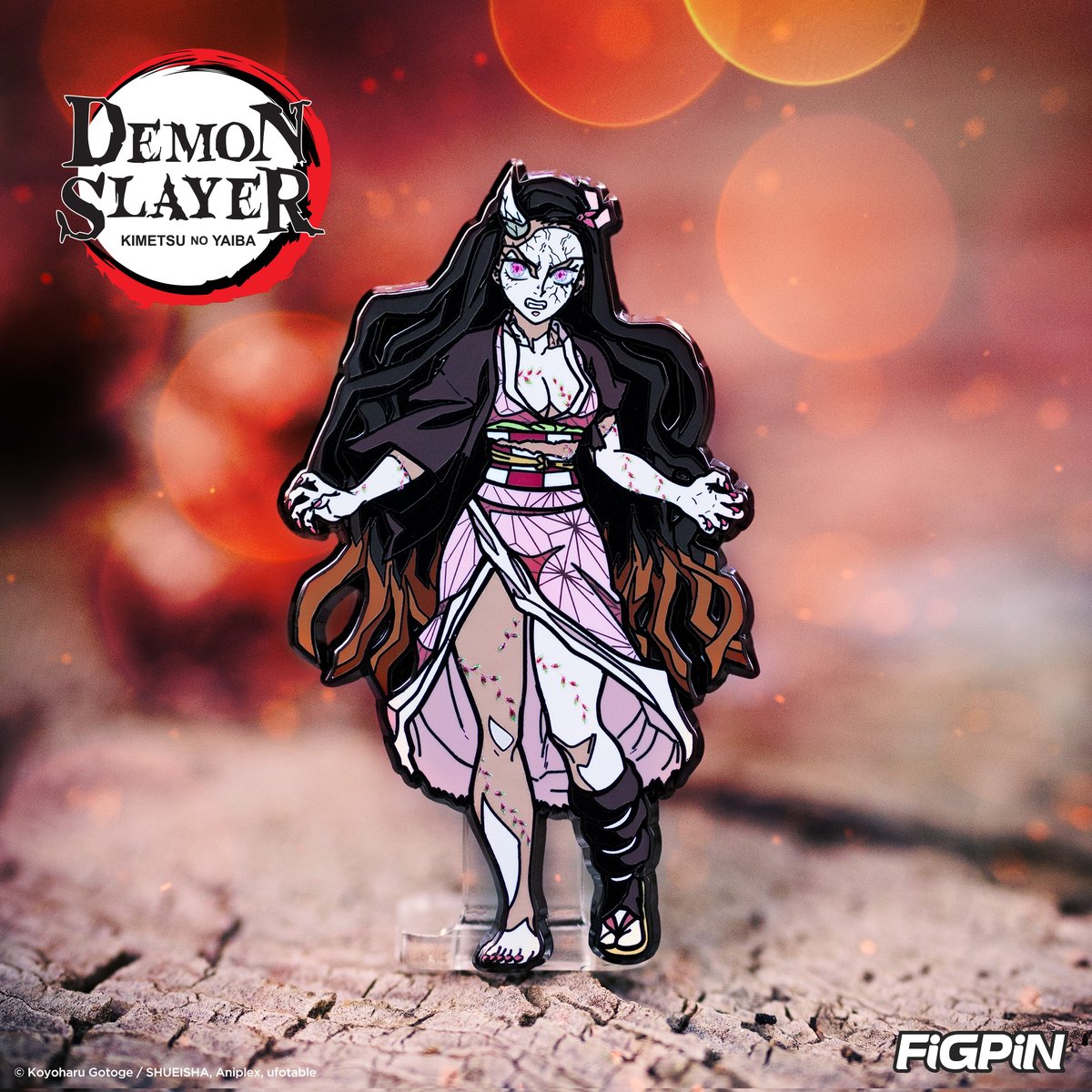 FiGPiNofficial's tweet photo. Available on our website NOW, is a FiGPiN Exclusive of Demon Slayer’s Nezuko (1215)! Fierce and Fearsome with her demon powers, this enamel pin of Nezuko is sure to be a fan favorite.

Nezuko (1215) is not a New York Comic Con Exclusive. https://t.co/lXfndClHh8