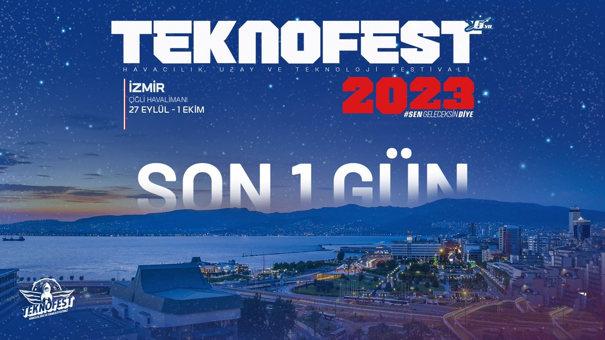 izmir_mte's tweet photo. Kavuşmaya az kaldı...

Yarın, Çiğli Havalimanı’ndayız.

#TEKNOFESTİzmir 'e Bekliyoruz.🚀

🗓27 Eylül - 1 Ekim
📍Çiğli Havalimanı
👉KAYIT: https://t.co/eWy2BzfHqu

@tcmeb @Yusuf__Tekin @izmir_ilmem @yahsiomer @halilyucel6060 @ABayat76 @teknofest https://t.co/iqjhTY1Rqa