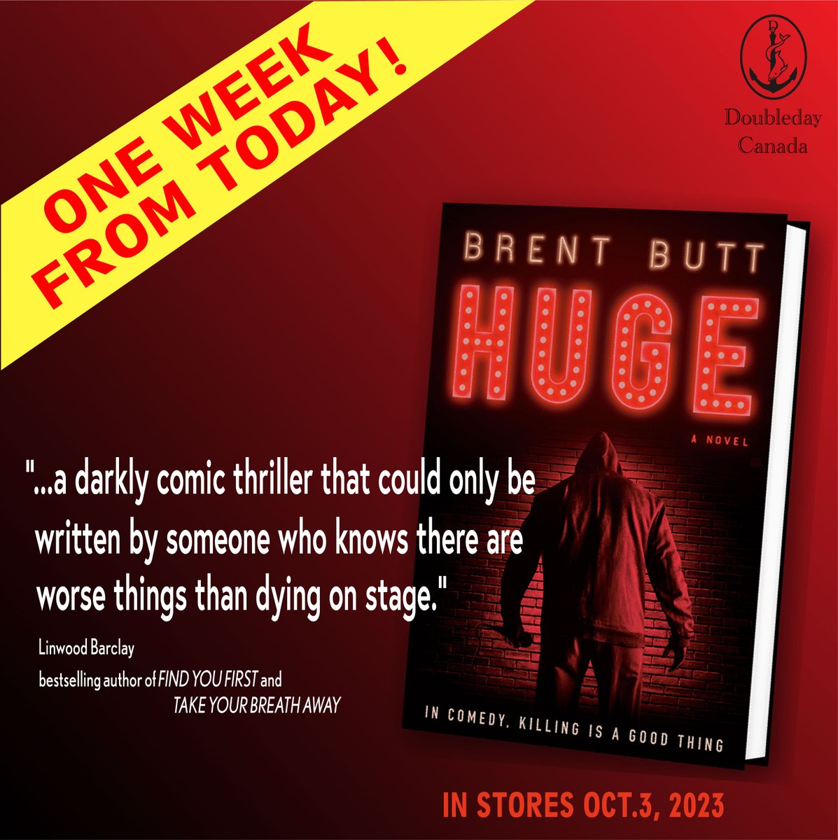 A WEEK FROM TODAY... HUGEthenovel.com