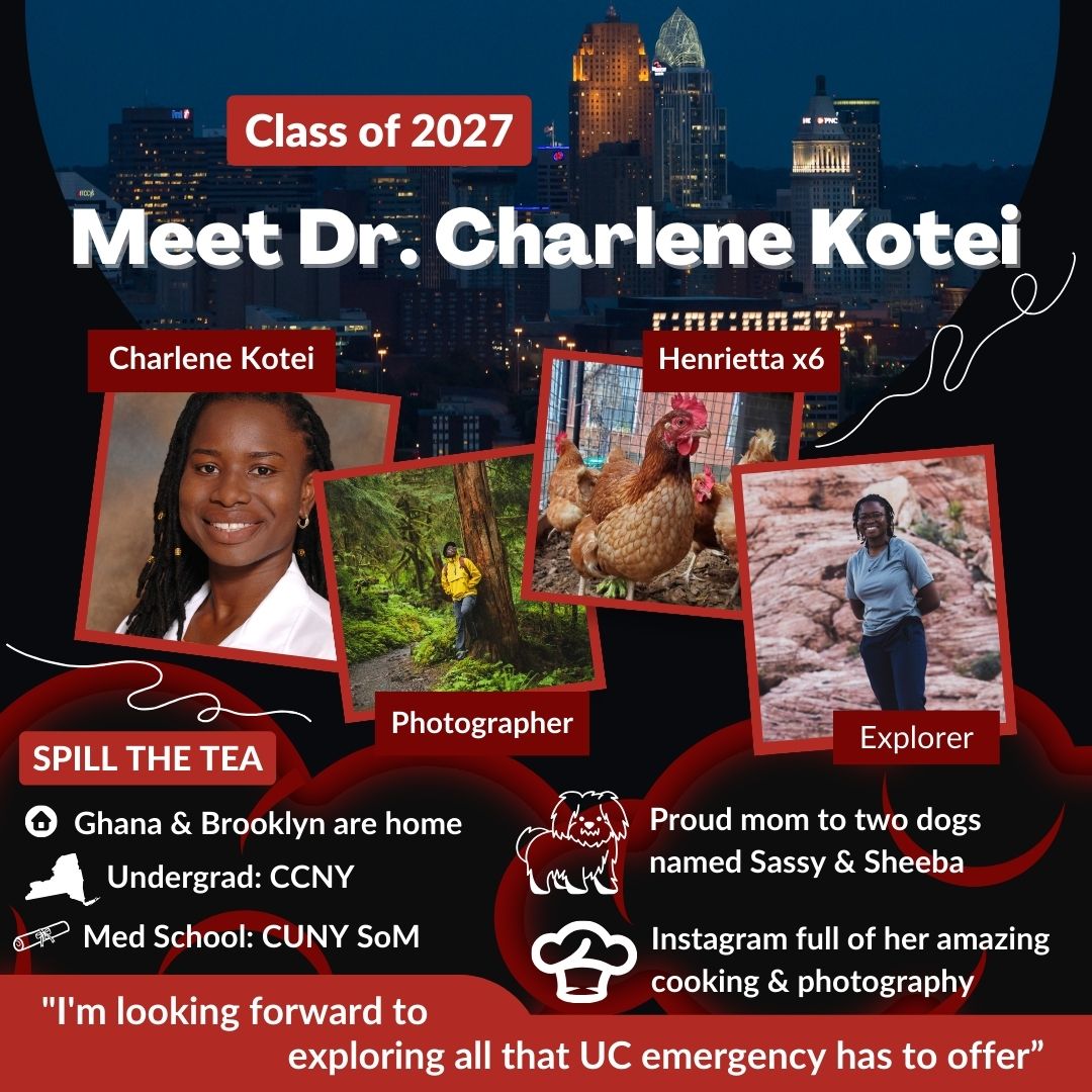 UC EM Residency (@tamingthesru) on Twitter photo For Dr. Kotei, home is both Accra, Ghana & Brooklyn. She did schooling at <a href="/CityCollegeNY/">City College of NY</a> & @CUNYmed She's the proud mom to 2 dogs (Sassy & Sheeba) + six chickens (all named Henrietta). Dr. Kotei's magic formula: cooking + photography = wellness as told by her appetizing Insta For Dr. Kotei, home is both Accra, Ghana & Brooklyn. She did schooling at <a href="/CityCollegeNY/">City College of NY</a> & @CUNYmed She's the proud mom to 2 dogs (Sassy & Sheeba) + six chickens (all named Henrietta). Dr. Kotei's magic formula: cooking + photography = wellness as told by her appetizing Insta