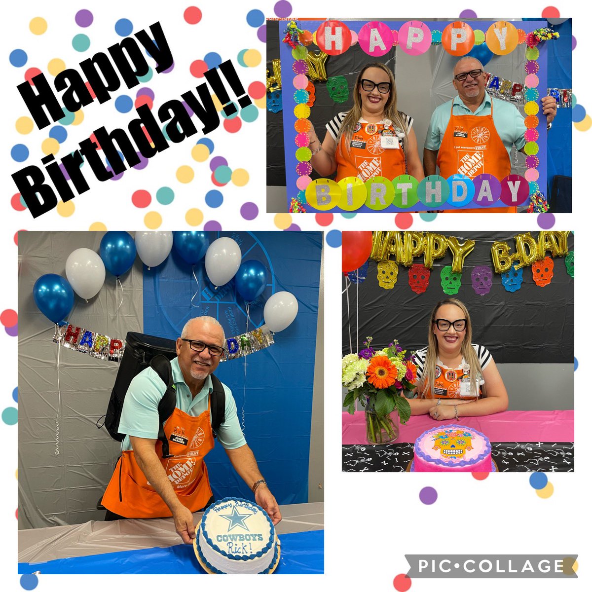 Happiest Of Birthdays to our SM <a href="/ricksolis2121/">Ricardo Solis (Rick)</a> and  CXM <a href="/EdnaFernandez11/">Edna  Mercado</a> ! Wishing you both a wonderful blessed one and many many more! <a href="/SendejoRoy12/">Rogelio Sendejo</a> <a href="/Fred_asj/">Fred Silva</a> <a href="/Cleo45078280/">Cleo</a> <a href="/smitty04/">Angela Bajek</a> <a href="/JonLanderosTHD/">Jon Landeros</a>