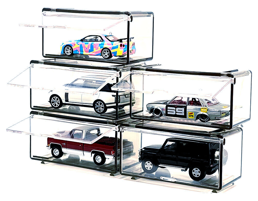 dezou1's tweet photo. Diecast Storage 1 64 Single Car Interlocking Showcase 5-Pack (9cm x 4cm x 4cm) 🤩👍 #DiecastStorage https://t.co/yh06yRkL0q