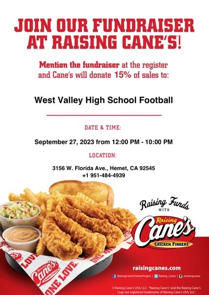 Please stop by on Wednesday and support West Valley High School Football Team! #husdpremier