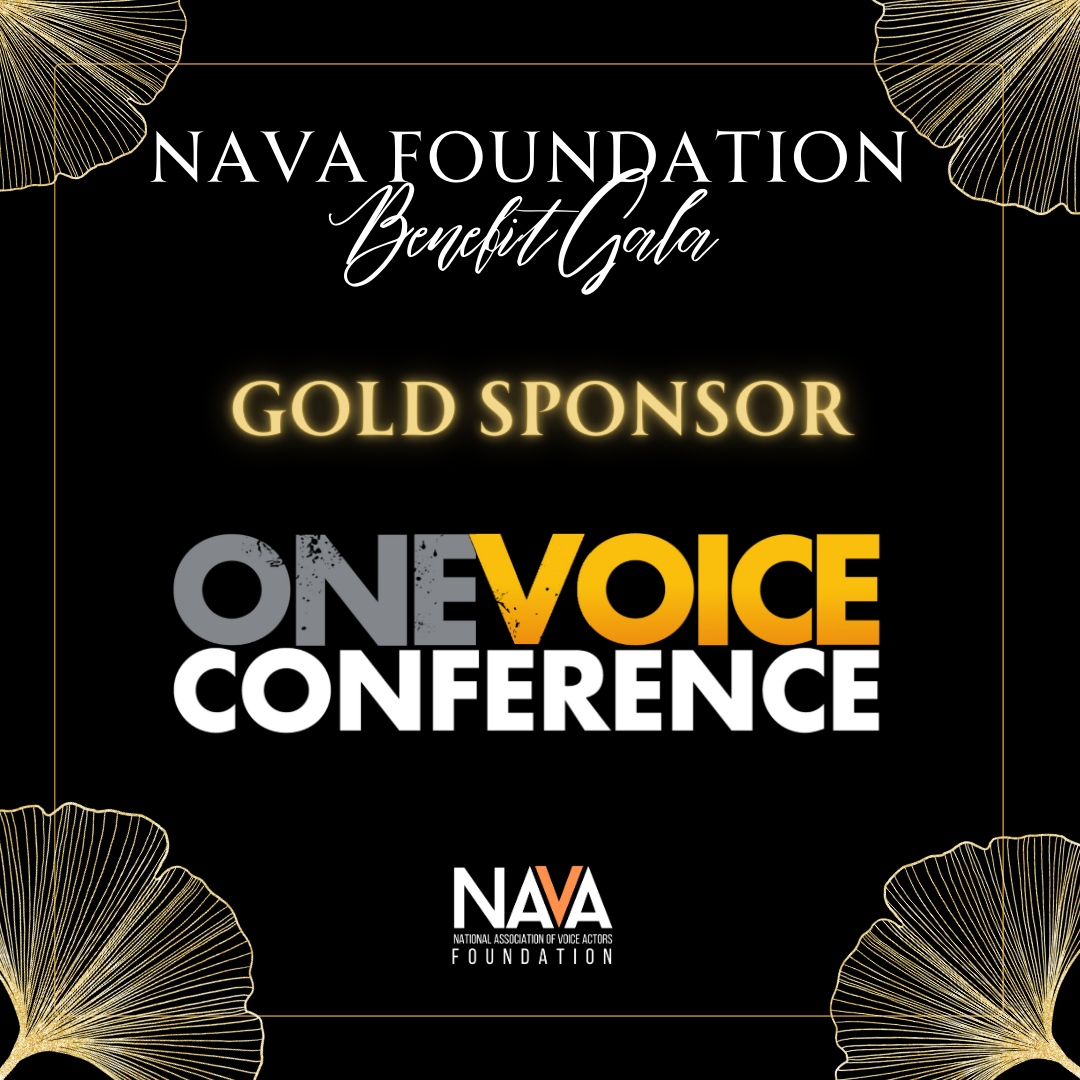 NAVAVOICES's tweet photo. Many thanks to the team at the One Voice Conference for becoming a Gold Sponsor of the NAVA Foundation Benefit Gala!
One Voice is known as "The Coolest" voiceover conference, and we agree!
See you on December 6th!
#NAVAvoices #TheNAVAFoundation #NAVAGala #OneVoiceConference https://t.co/bZwPmRFbQ0