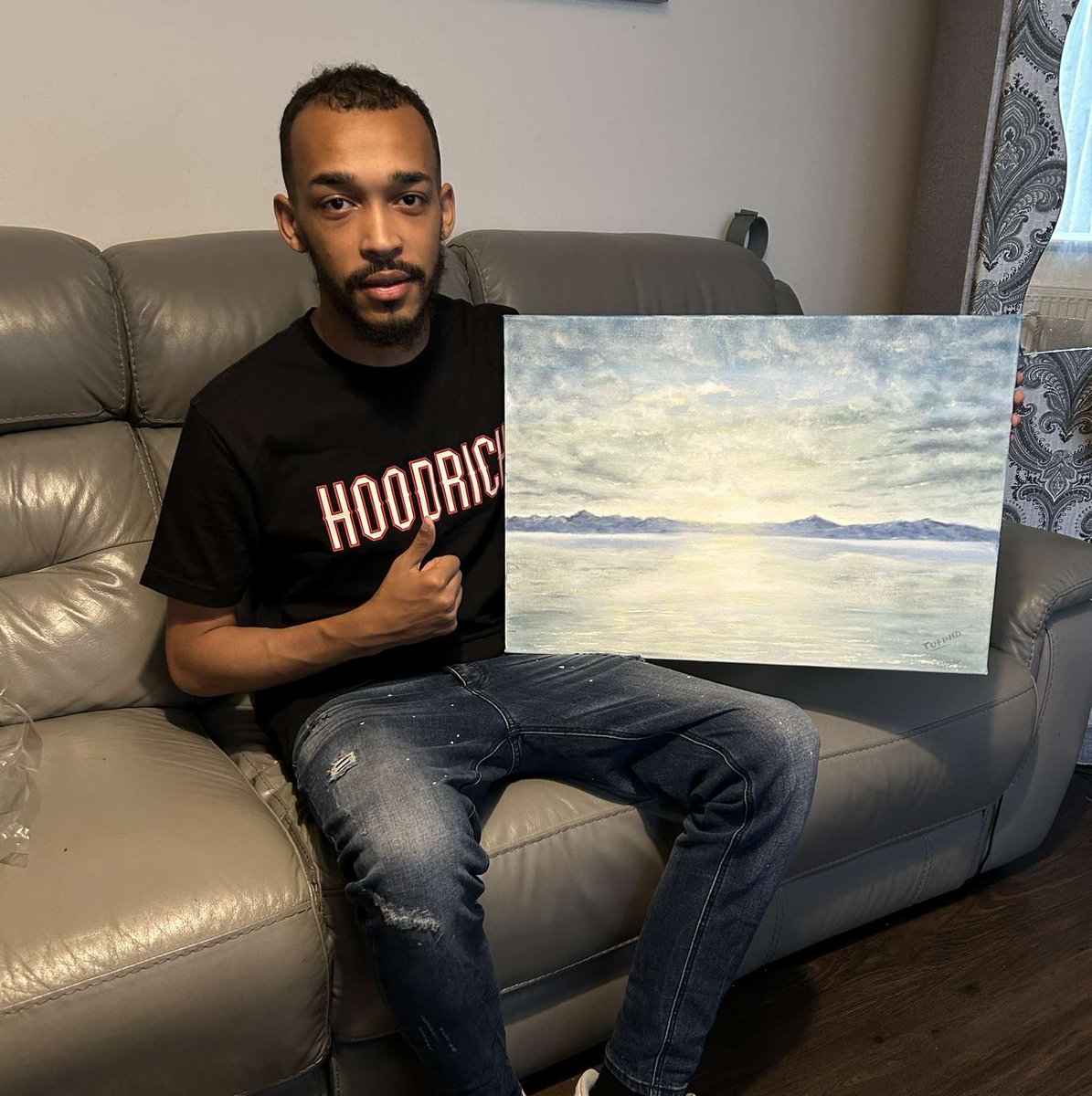 The ICFC Finals W was sweet but check out this painting that came with it, <a href="/TufinioArt/">TufinioArt</a> never ceases to amaze, thank you <a href="/tenomedia/">ten/o</a> for giving us these opportunities 🫡