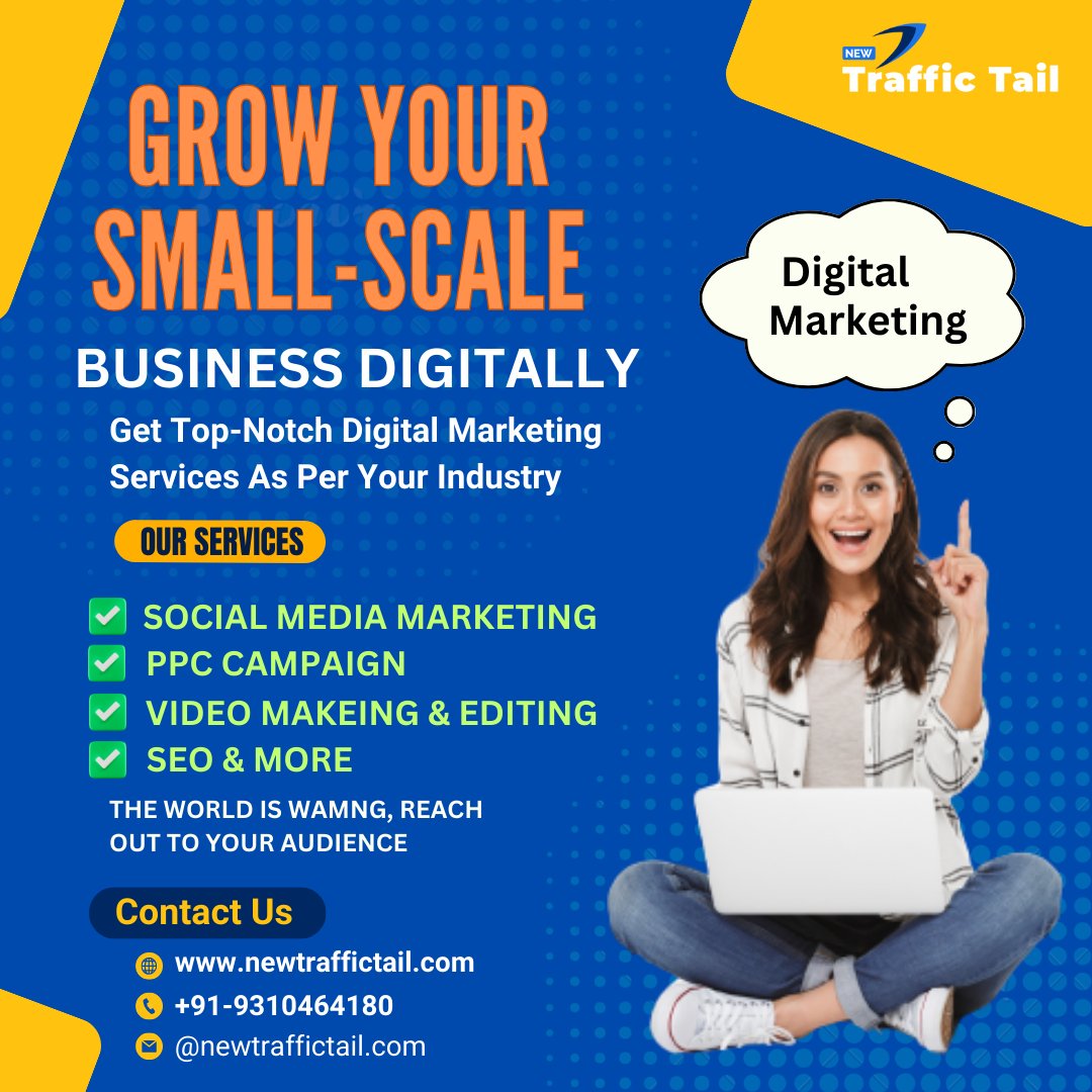 newtraffictail's tweet photo. From Local to Global: Small-Scale Business Expansion in the Digital Age 🌐📊
.
.
.
#DigitalMarketing #newtt #newtraffictail #connectsimran #MarketingStrategy
#SocialMediaMarketing #ContentMarketing #SEO #PPC #EmailMarketing
#OnlineAdvertising #InboundMarketing #MarketingTips https://t.co/LT57HXX0g1