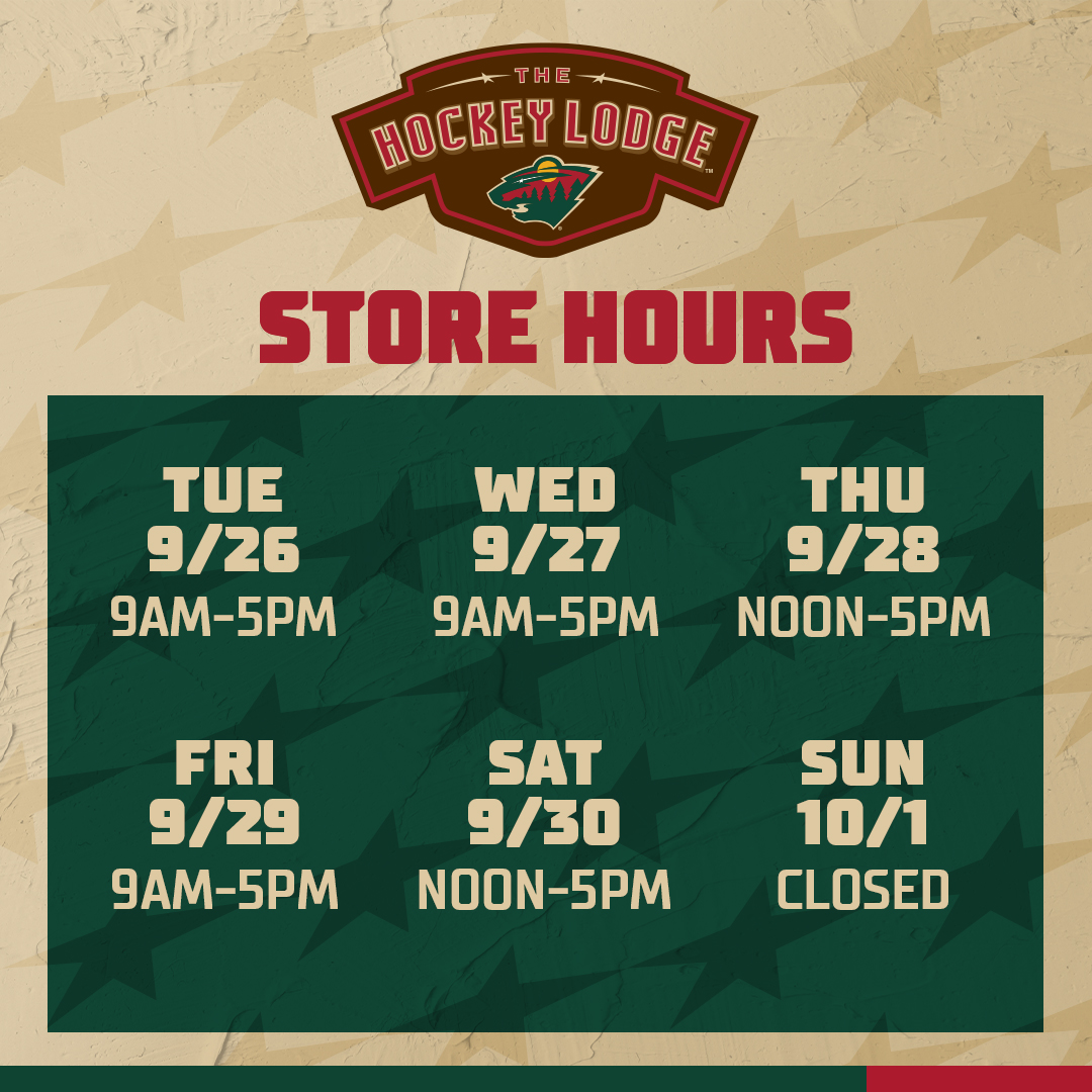 The Hockey Lodge on X: The @XcelEnergyCtr Hockey Lodge store