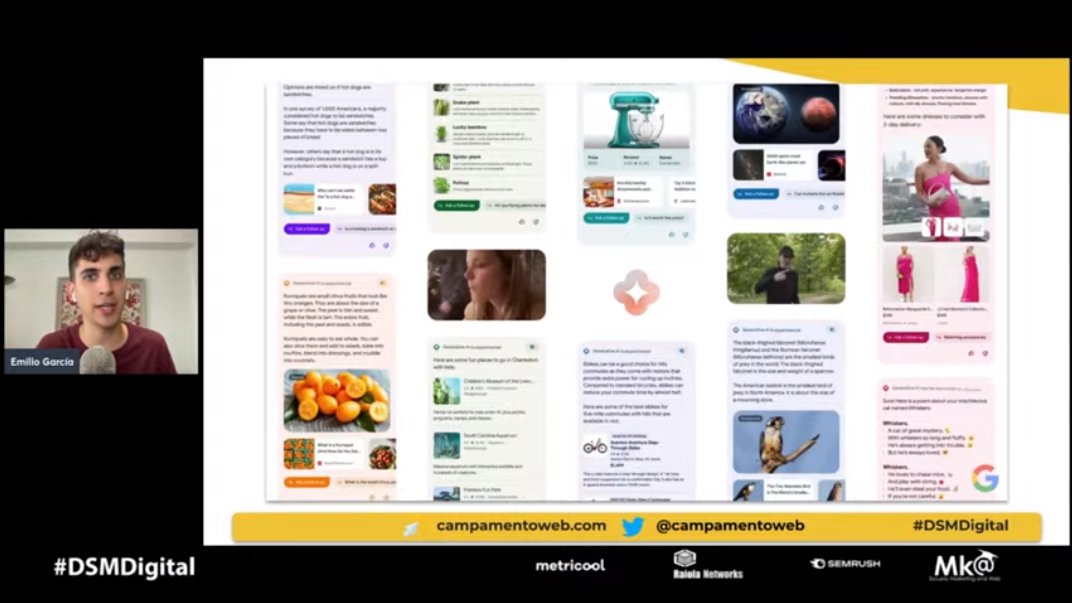 ¿Qué te parece la beta de la que podría ser la nueva interfaz de Google? 👇🏻

Siempre se descubre algo nuevo en el #DSMDigital 😎 <a href="/escuelamktweb/">Escuela Marketing and Web 🎓</a>