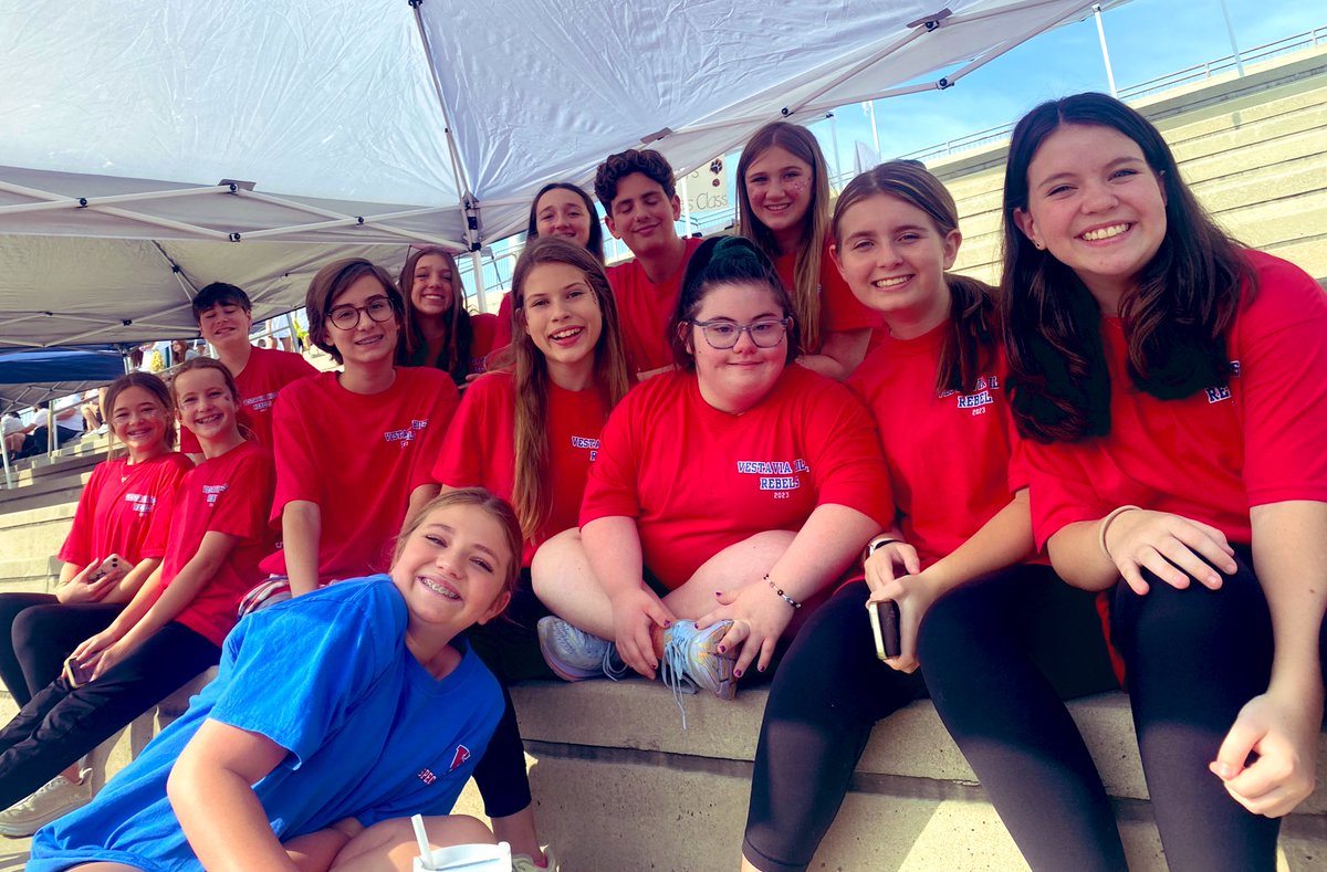 A GREAT way to start our day- a spirited send-off for our Special Olympic athletes! Let’s go, Pirates! <a href="/vhcschools/">Vestavia Hills City Schools</a>