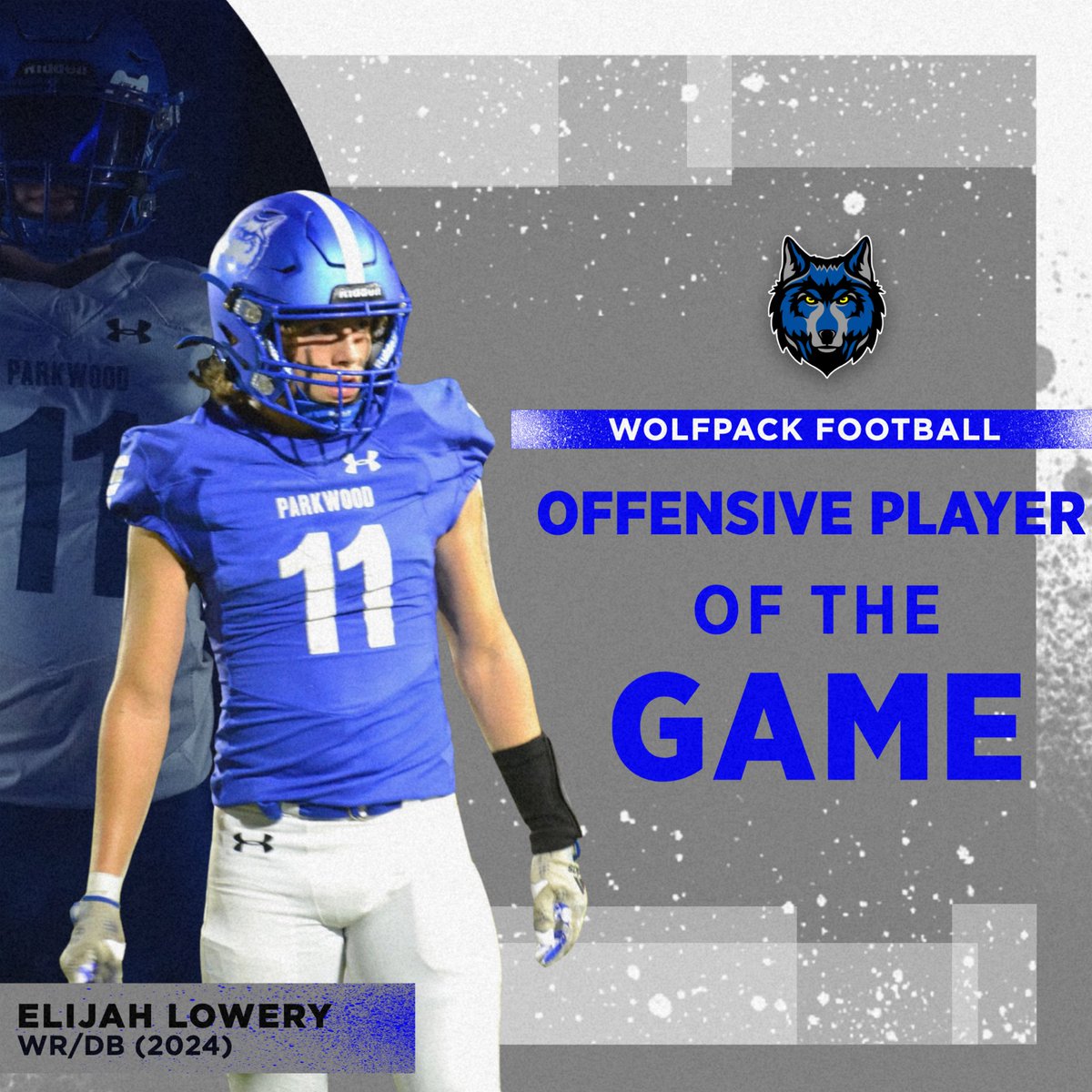 Week 6 Pack Offensive Player of the Week!! 

#1pack1goal #weareroughedgeraised