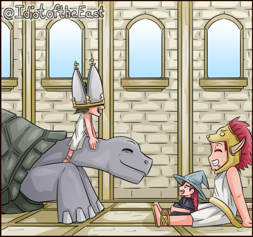 Rykard Ranni Turtle Pope Miriel with young Rykard, Ranni and Radahn 🥰 # ...