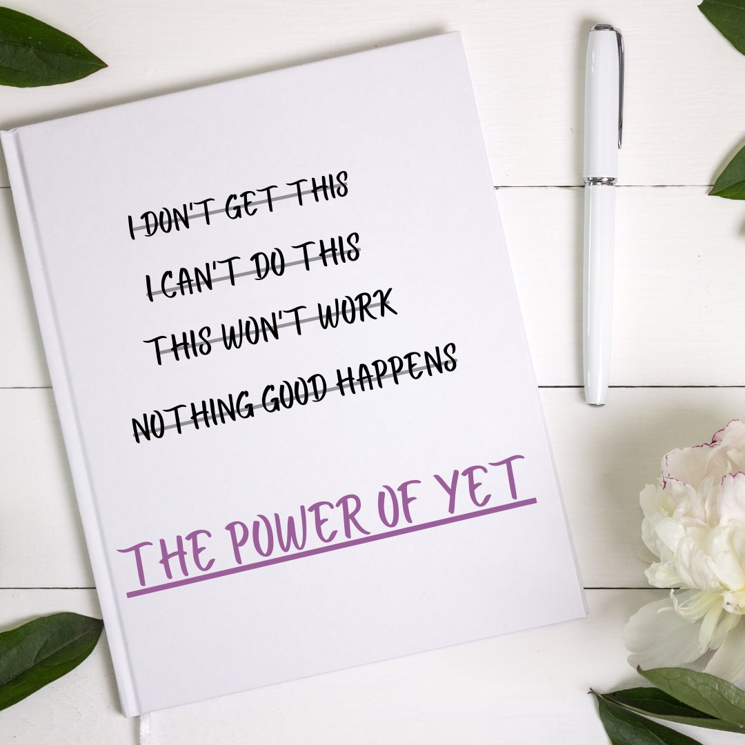 purposelymade1's tweet photo. Change Your Mindset: 
STOP. 
Take a deep breath. 
Take a brief walk.
 Pray. 
Then add ‘yet’ to the end of your sentence. 
Embrace the power of ‘yet’ and see the change begin to happen! ##transformationtuesday https://t.co/wSfg8hWBVP