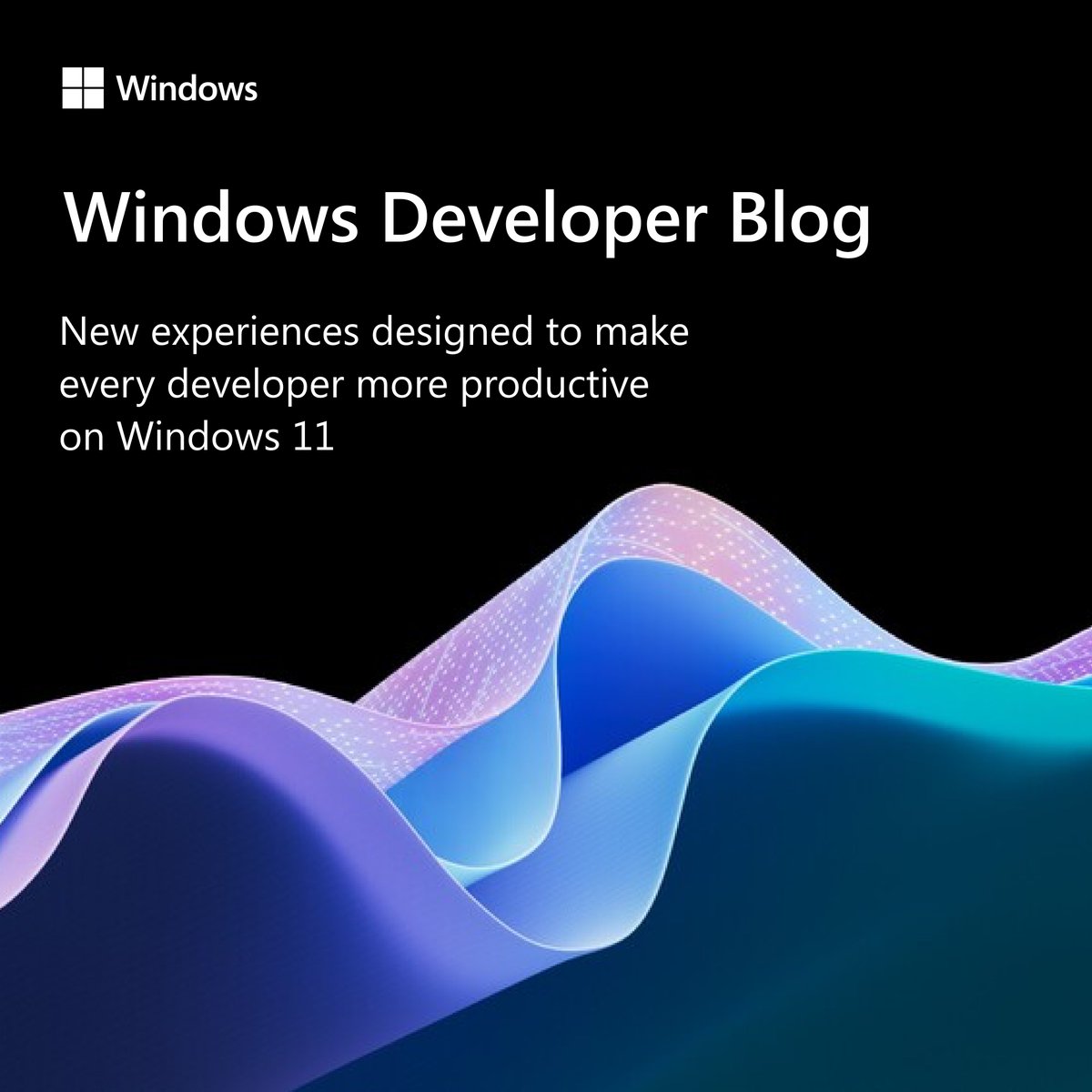Did you hear the news?

Dev Home, Dev Drive, WinGet and other developer experiences designed to increase productivity will now be generally available with the latest Windows 11 update🥳

Learn more: msft.it/60129Y4h8