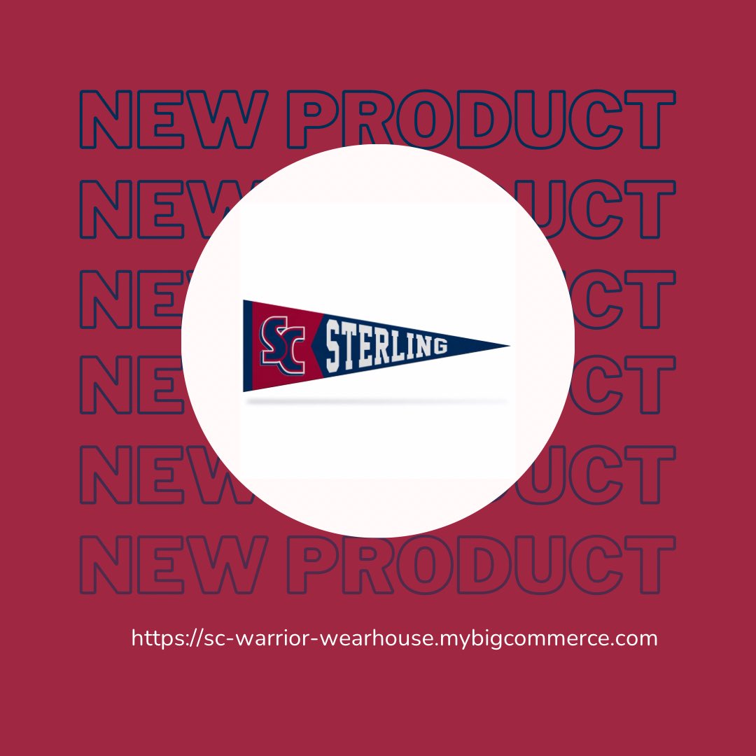 You asked and now we’ve got ‘em! 🤩 Come check out our new SC pennants now before they’re gone! ❤️💙 Available online and in-store 🛒 #SwordsUp! ⚔️