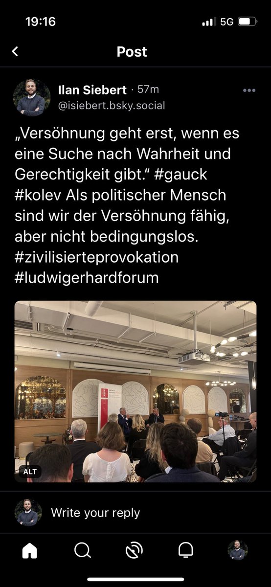Spannendes Gespräch zwischen #joachimgauck und <a href="/OrdoliberalBG/">Stefan Kolev</a> bei der #zivilisierteprovokation des #ludwigerhardforums.