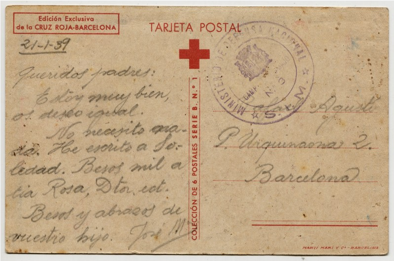 colectalia's tweet photo. Auction of postal history of the Republican prisons and labor camps during the Spanish Civil War.

Exceptional auction, with many rares and uniques:

https://t.co/YhUJ1tT06A

Bids accepted until Fri. Sep. 29, 2023, 10pm CET https://t.co/wTk0fcCL3Z