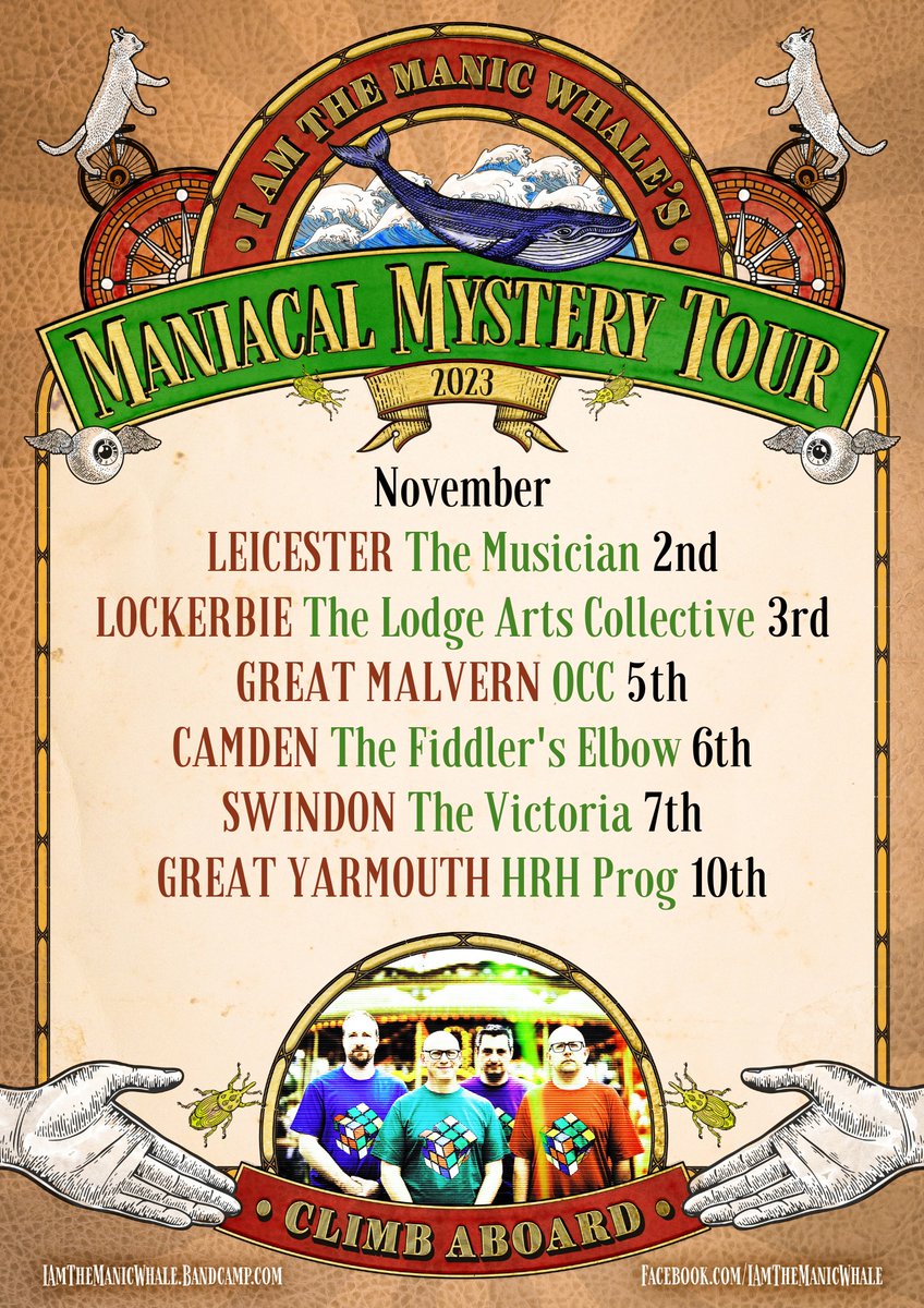 Leicester - theatresonline.com/.../i-am-the-m…...
Lockerbie - thelodgeartscollective.co.uk (FREE SHOW, no ticket required)
Great Malvern - seetickets.com/.../the-old-co…
Camden - wegottickets.com/event/588615/
Swindon - ents24.com/.../i-am-the-m…
Great Yarmouth - hrhprog.com/comp/