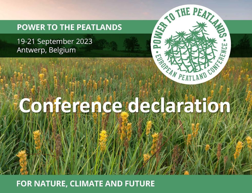 robinver1's tweet image. “Als we onze klimaat- en natuurdoelstellingen willen halen, zullen we veengebieden moeten beschermen, vernatten en herstellen. Veenherstel moet daarom in EU Natuurherstelwet”

Ontdek Antwerpse Veendeclaratie, opgesteld door 500 internationale experts: shorturl.at/bltK6
