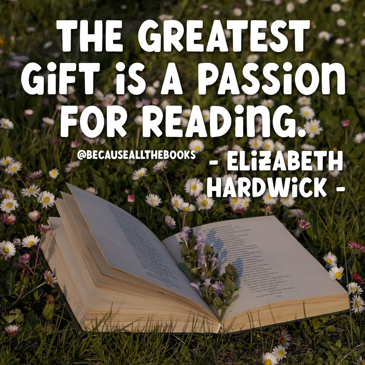 Do you ever give books as gifts? If so, who?

#BecauseAllTheBooks #BookGifts #PassionForReading #BookishLove