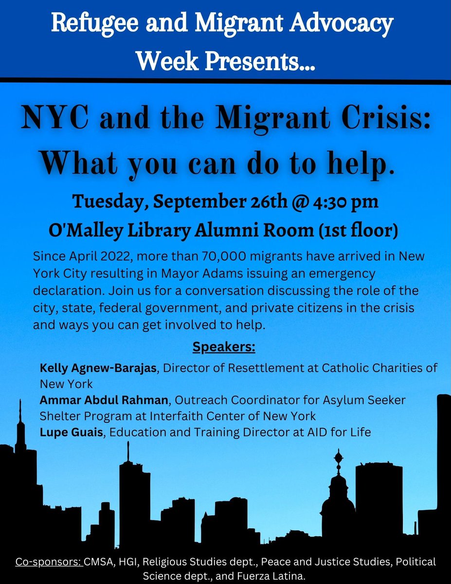Join us today at 4:30 in the alumni room in O’Malley Library first floor. <a href="/HGIManhattan/">Mehnaz Afridi</a> <a href="/mc_rels/">Manhattan College Religion Matters</a> @MCMCenter <a href="/mcgovpolitics/">MC Gov. and Politics Club</a> <a href="/HistoryDeptMC/">MC History Dept</a> <a href="/mcquad/">🇦🇴</a> <a href="/Manhattan_Peace/">MC Peace Studies</a>