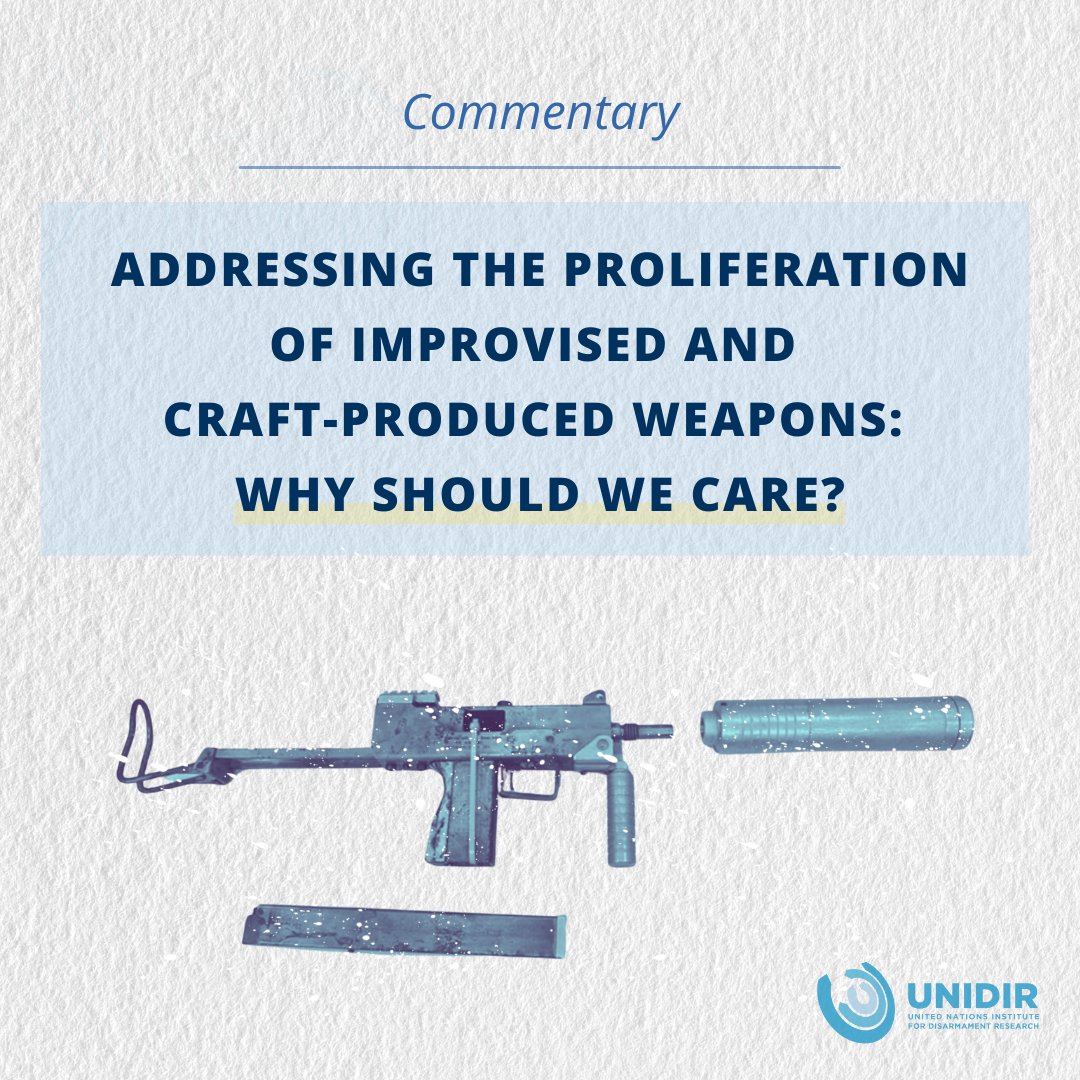 UNIDIR's tweet photo. 🟡  What does craft production of weapons look like today?
🟠 How are they used in conflict, armed violence and crime?
🔴 How can we prevent their use in future?

🔍 Read about it here  ⬇️

🔗 https://t.co/1dtwDGfENQ https://t.co/1dj0Cc3Vtm