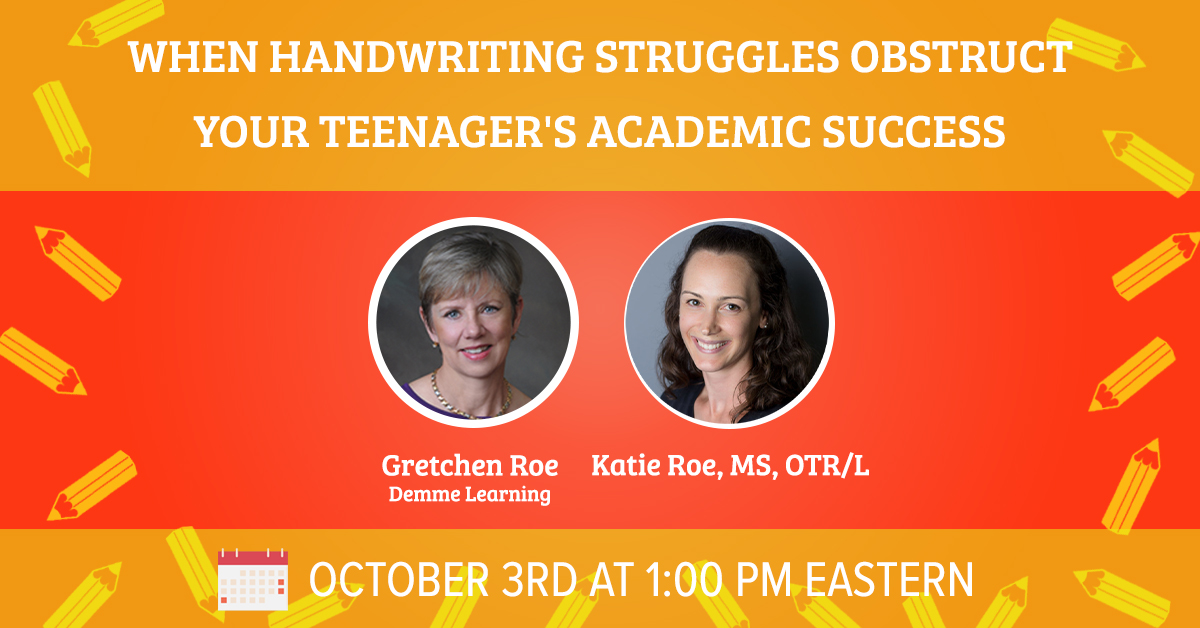 AnalyticalGram's tweet photo. In this age of technology, parents can have a hard time knowing how to help a teenager who still struggles with handwriting. Katie Roe will discuss how to help your students when handwriting struggles plague their efforts.

Register at the link below 👇
https://t.co/IKabO2uLNX https://t.co/0ftayqFhnL