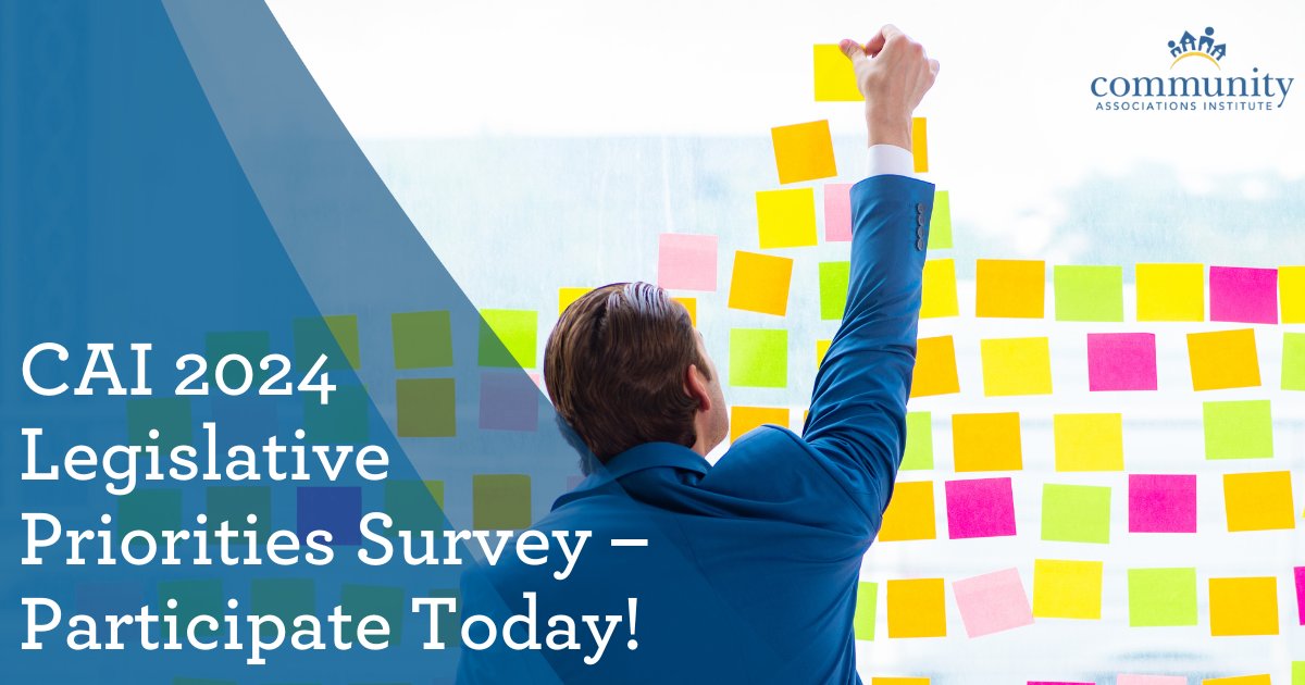 CAIsocial's tweet photo. Your voice matters in shaping CAI's legislative priorities for 2024. Share your insights + predictions about upcoming issues. Take our brief survey: https://t.co/AQsrT5GxnJ #WeAreCAI https://t.co/yG6kyJiVg9