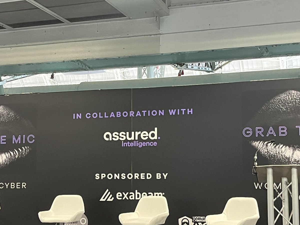 BeccaCybersec's tweet image. Getting excited for #GrabTheMic event with @EleanorDallaway to kick off here at #ICE23 - such an incredible line up of speakers who I’m looking forward to hearing about all things #cyber from 🎤