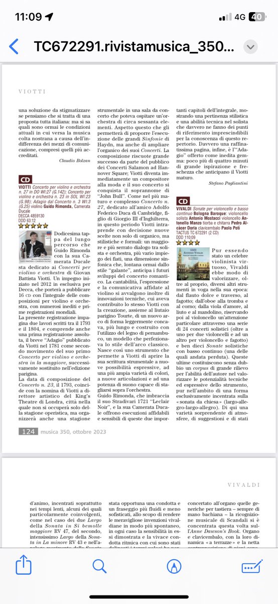 mostacci's tweet image. #larivistamusica
Recensione su Musica