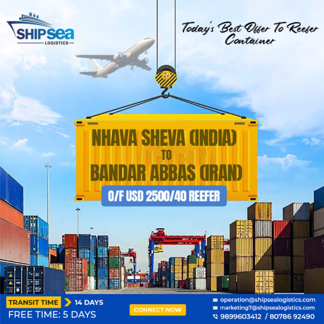 Shipsealogistic's tweet photo. Setting Sail to Success: ShipSEA Logistics is your passport to global shipping success. We are guaranteeing efficient cargo solutions across international borders, from India to Iran, at the best price in the industry. https://t.co/S6SMgi4Mff