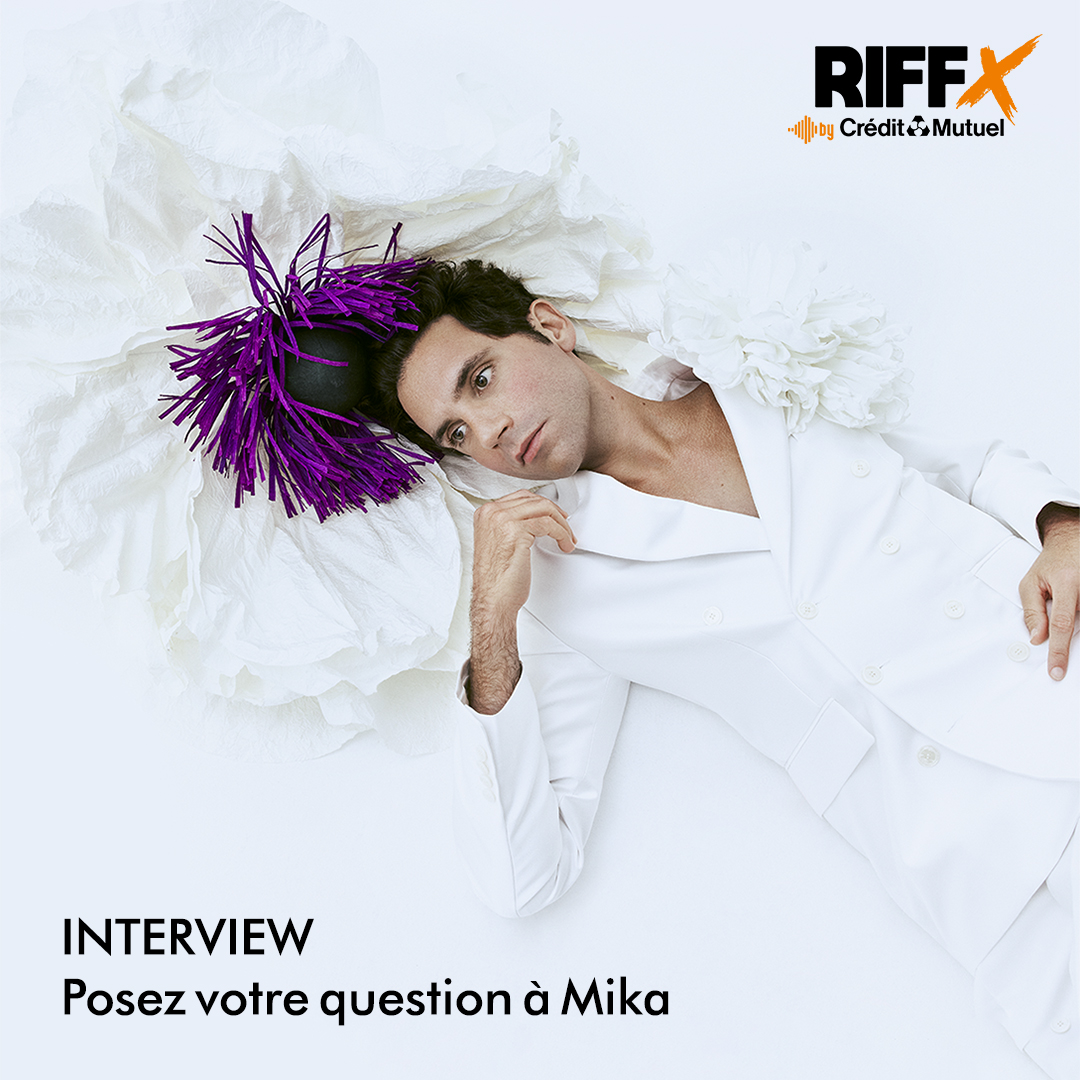 RIFFX_fr's tweet image. Posez votre question à MIKA 🎤
@RIFFX_fr va interviewer @mikasounds ce jeudi et vous allez participer !
Posez votre #question au chanteur en réponse à ce X, on rassemblera les meilleures pour lui poser lors de notre interview (disponible très bientôt)
#Interview #MIKA #Pop