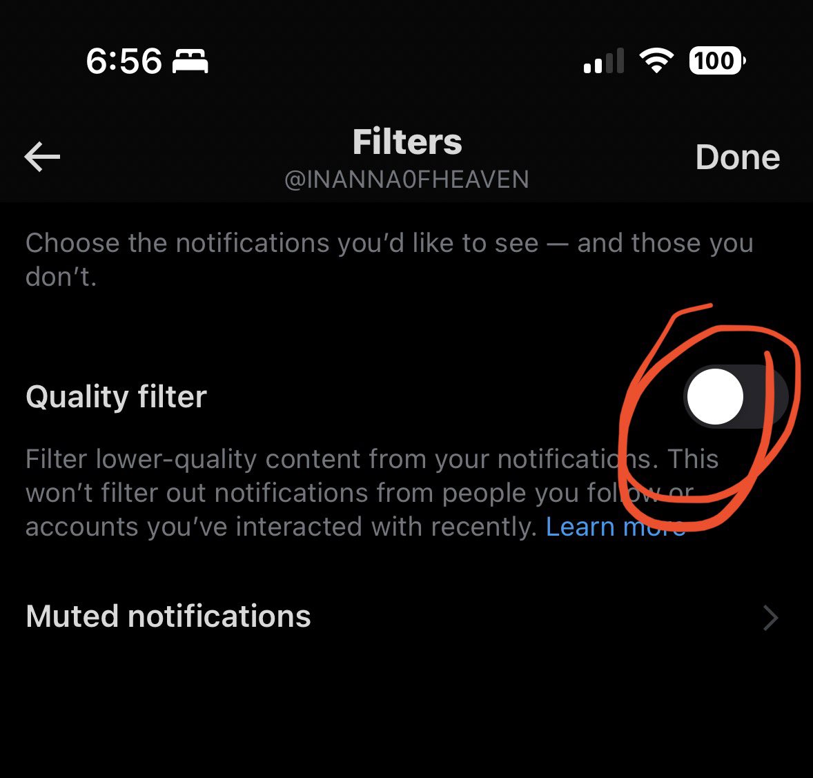 ／ For thoes of you who are having an issue with replies not appearing in your notifications. Try turning off the quality filter in the notifications section. I haven’t had an issue since.