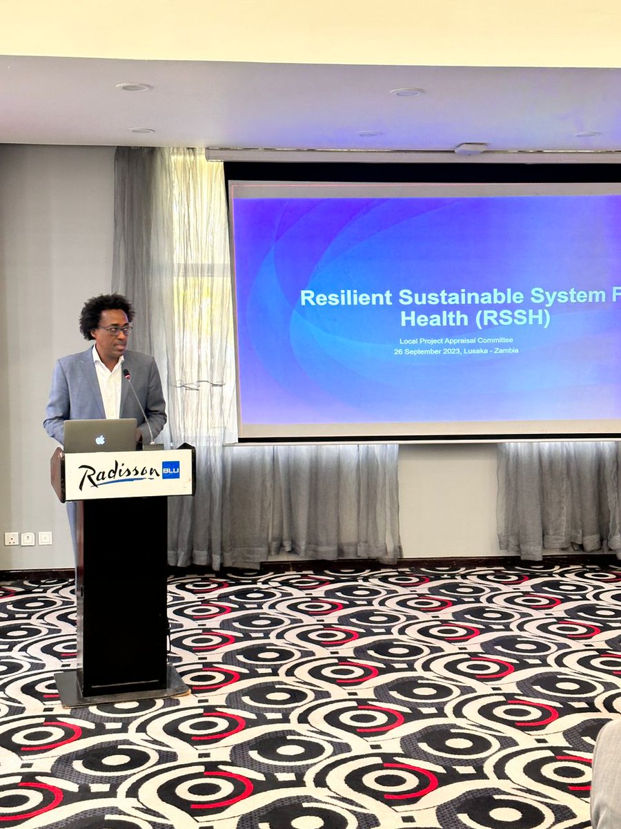UNDPZambia's tweet photo. Held w/ the @mohzambia, today's Local Project Appraisal Committee meeting for the proposed Resilient Sustainable Systems for Health Project, reinforces a transparent &amp; collaborative environ. that draws on collective wisdom &amp; encourages healthy scrutiny of the proposed project https://t.co/gA6G08mYnE