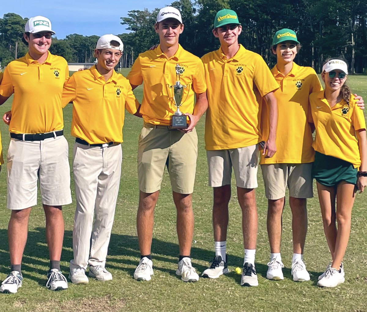 GbhAthletics's tweet photo. Fantastic job 😺Great Bridge Golf⛳️!Yesterday they finished 🥈in the Region 5A Championship!! They will compete in the class 5 VHSL 🏆State tournament in Harrisonburg on October 9th. https://t.co/JuC8tpfpsV