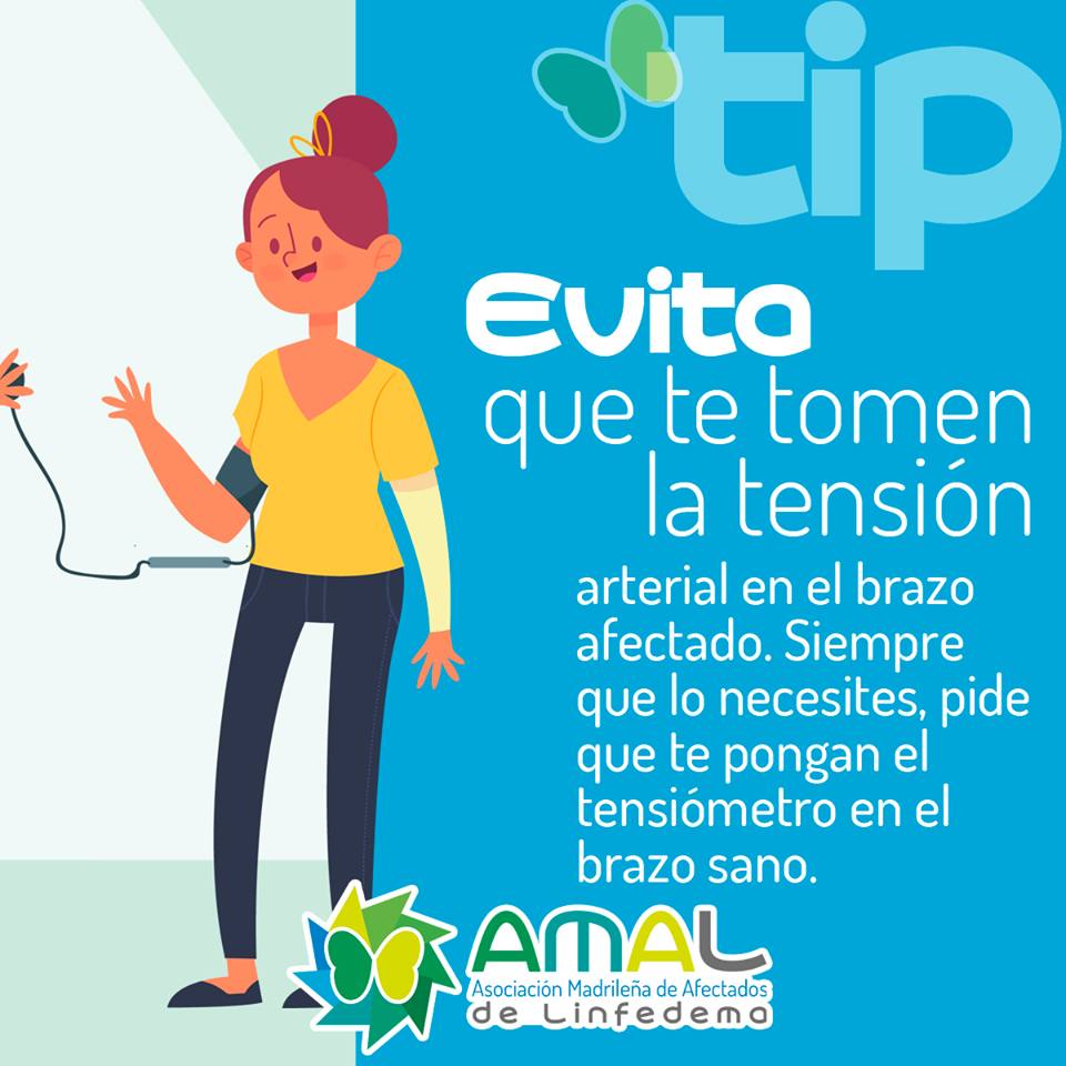 Ten en cuenta siempre esta recomendación si tienes #linfedema en miembro superior.