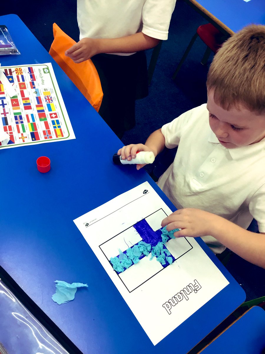 Year 2 have enjoyed learning all about European day of languages today. We each made a flag and practiced saying hello in some other languages <a href="/paganelschool/">Paganel Primary</a>
