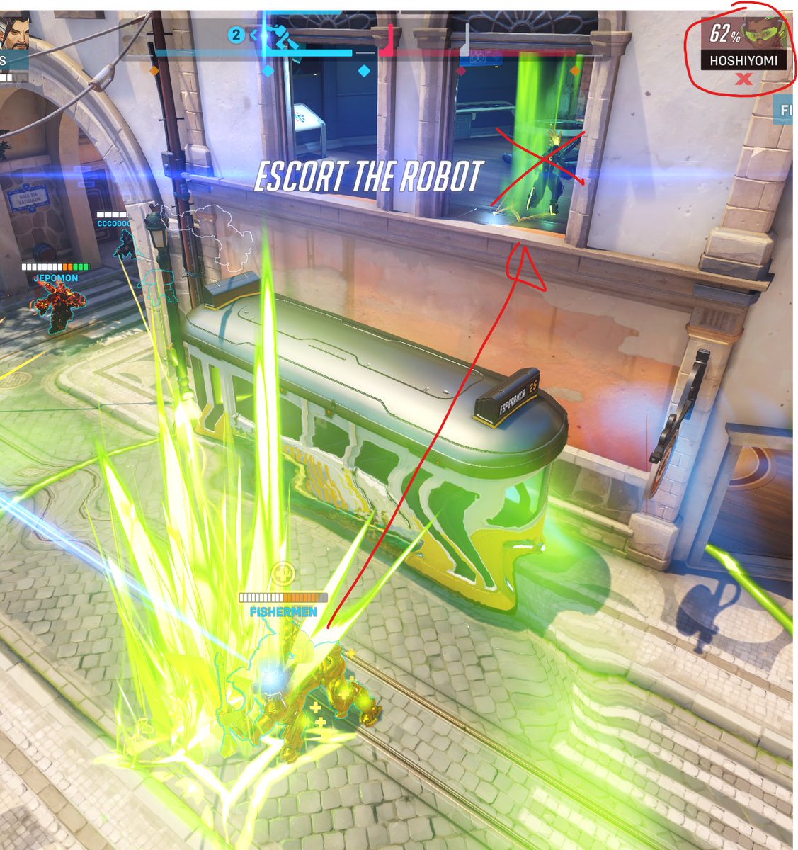 Hanana32's tweet photo. Genuinely what even is orisa ult ?????? no way that should pull me (the lucio) and it should DEFINITELY not kill me there https://t.co/EcfkzpmoFj