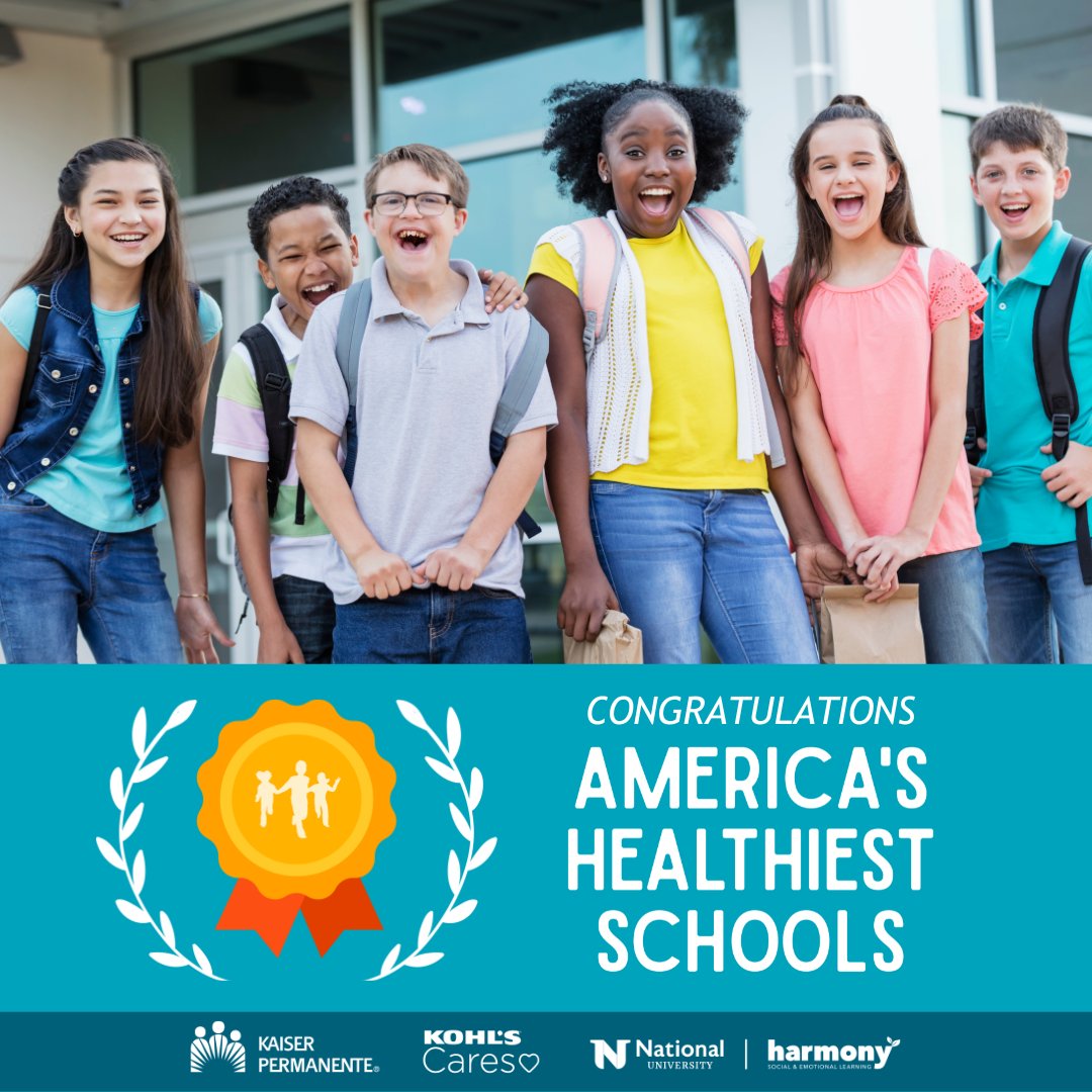 The news is out! Find out which schools earned the title of America's #HealthiestSchools in 2023: healthiestschools.org 🎉📚🍎