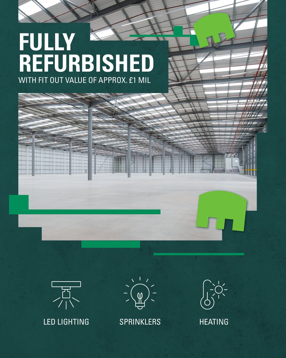 prologisuk's tweet image. 👾 We have 166,820 sq ft AVAILABLE NOW at #PrologisPark Ryton DC4 👾 DC4 has been fully refurbished and comes fully fitted out with LED lighting, heating and sprinklers, helping you to significantly reduce fit-out cost &amp;amp; timings: prolo.gs/ryton