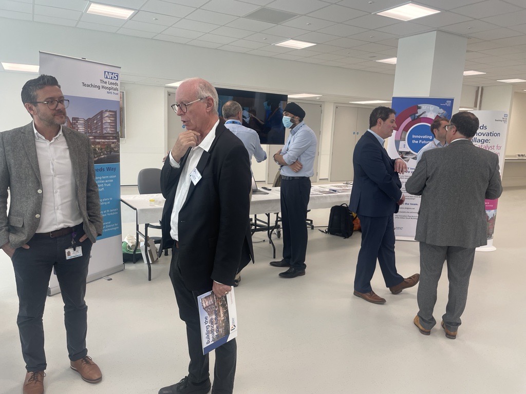 LeedsHospitals's tweet photo. Set to benefit patients across West Yorkshire and support our teams in delivering high-quality care, we’re excited today to officially open our brand-new state-of-the-art facility, the Centre for Laboratory Medicine at our St James's site. #BTLW #BuildingTheLeedsWay. https://t.co/H7vLBLXvVd