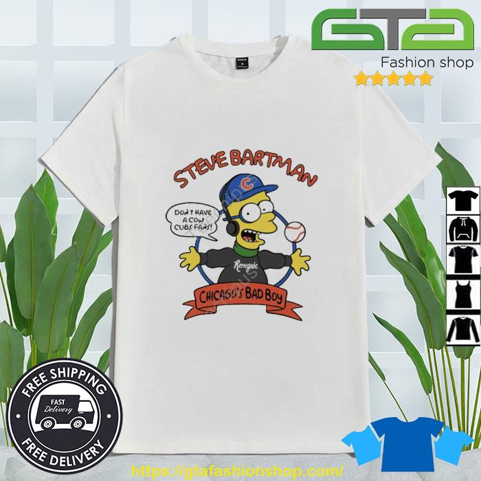 Myclubtee Store on X: Gtafashionshop - Steve Bartman Chicago's Bad Boy  shirt   / X