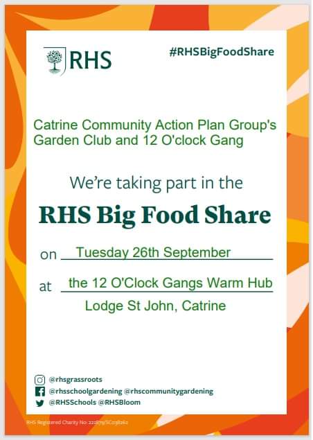 CatrinePlan's tweet photo. Fantastic lunch at the 12 O'clock gang, our Catrine tatties and apples were made into delicious soup and apple tart and apple crumble!  Big thanks to the cooks Jack Gillies  and Mary and the Garden club for providing the fresh, organic tatties and apples!
#RHSBigFoodShare https://t.co/SppgQiT62b