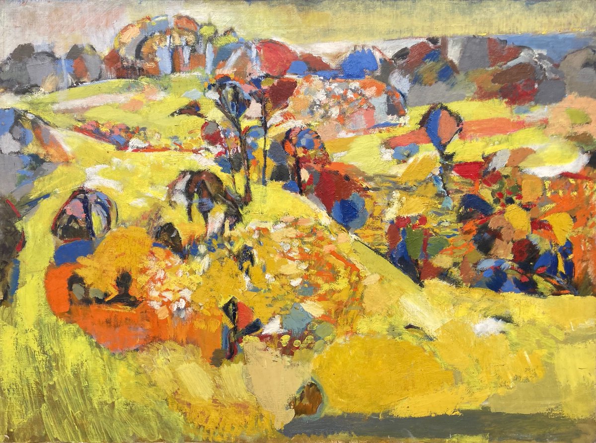 Our Tom Cross exhibition brings together paintings covering the artist’s career from his Slade School influenced landscape and Still Life paintings of the 1950s through the abstract work of the 1960s to the experimental work of the 1970s. Get more here: belgravegallery.wordpress.com/2023/08/26/tom…