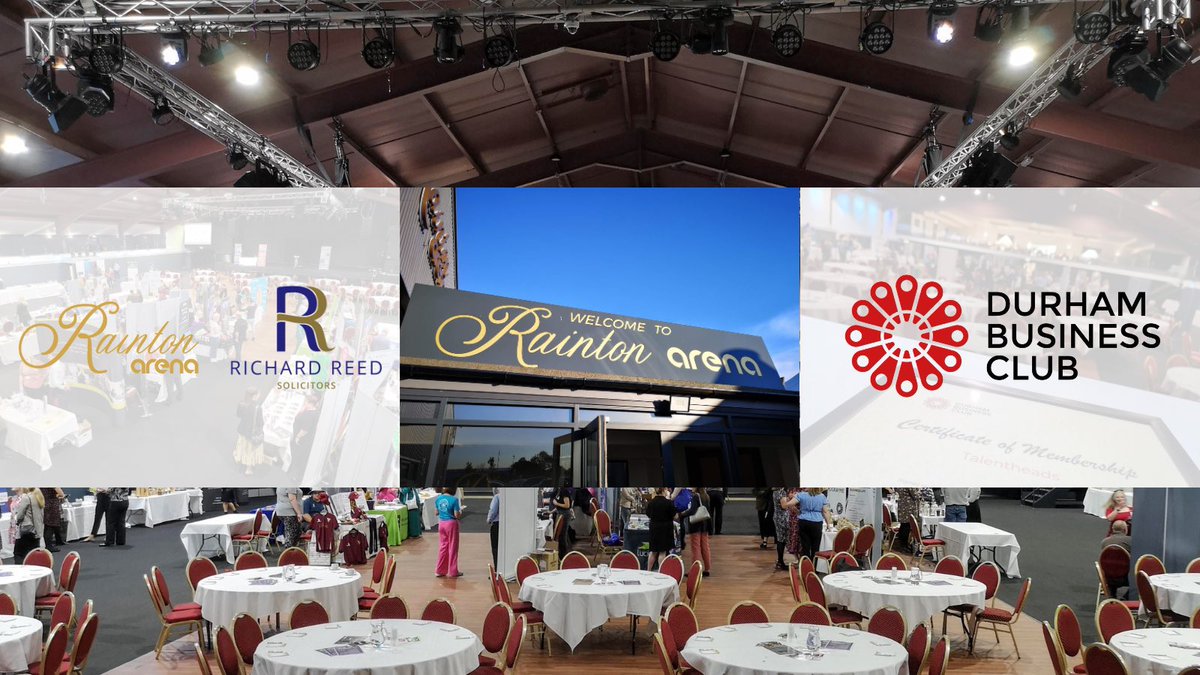 Durham_Business's tweet photo. DBC Showcase - 2 week countdown! Members &amp; guests welcome! @RReedSolicitors Tuesday 10 October, 5 pm @RaintonArena #Networking #NetworkNorthEast https://t.co/75knpriAkd